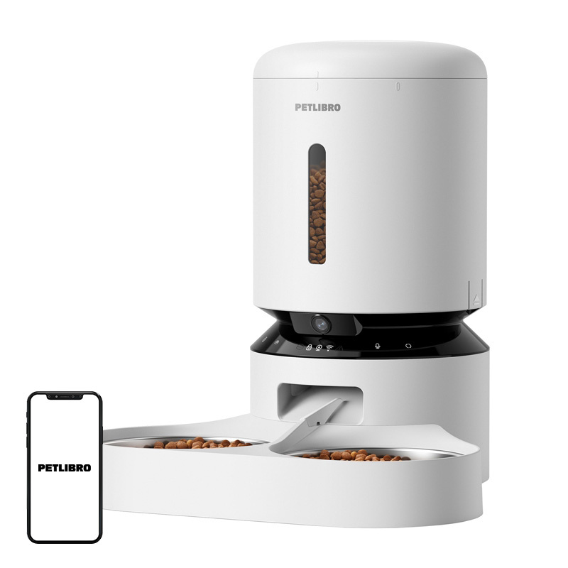 Φωτογραφία προϊόντος: Petlibro Granary Camera Feeder Dobule Tray, 5L (white)