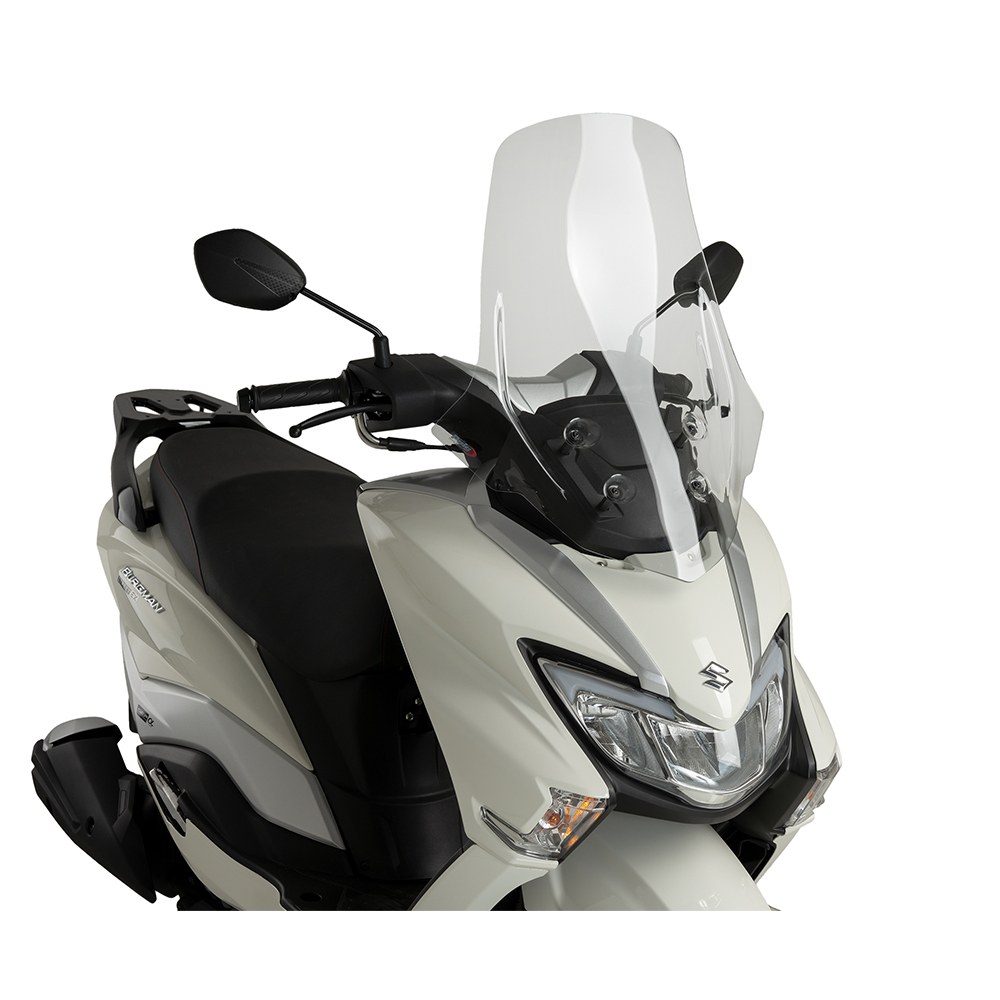 Φωτογραφία προϊόντος: ΖΕΛΑΤΙΝΑ ΔΙΑΦΑΝΗ WINDSHIELD V-TECH LINE TOURING ΓΙΑ SUZUKI BURGMAN STREET 125EX '23-'25 21926W | PUIG