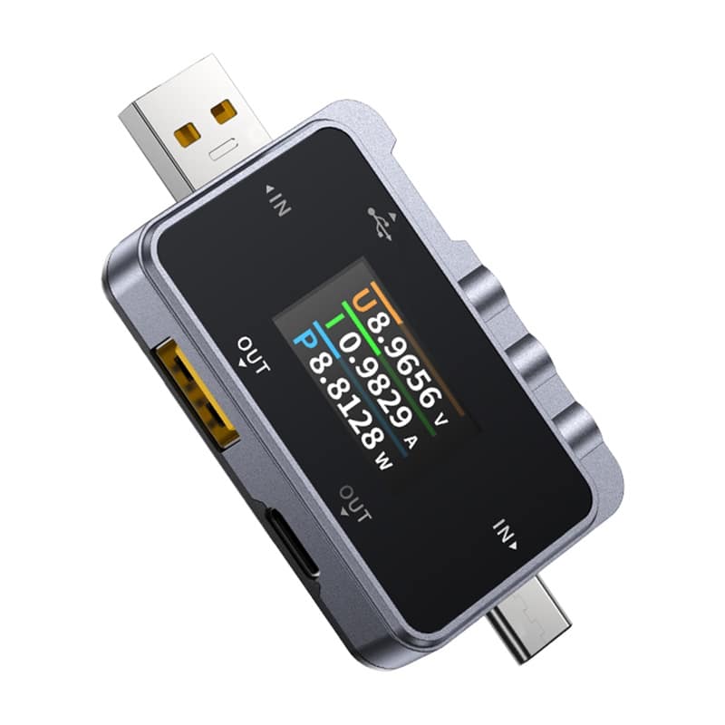 Φωτογραφία προϊόντος: FNIRSI FNIRI FNAC-28 2in1 USB tester USB-C USB-A
