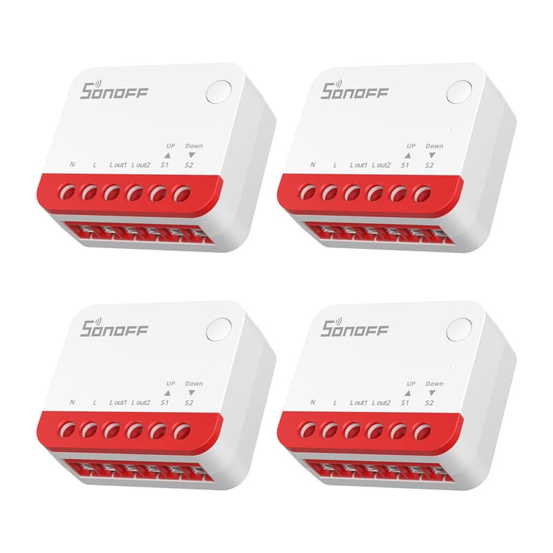 Φωτογραφία προϊόντος: Smart roller shutter switch Zigbee Sonoff MINI-ZBRBS (4pak)