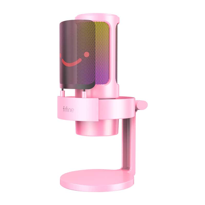 Φωτογραφία προϊόντος: Fifine Condenser microphone A8P with stand (pink)