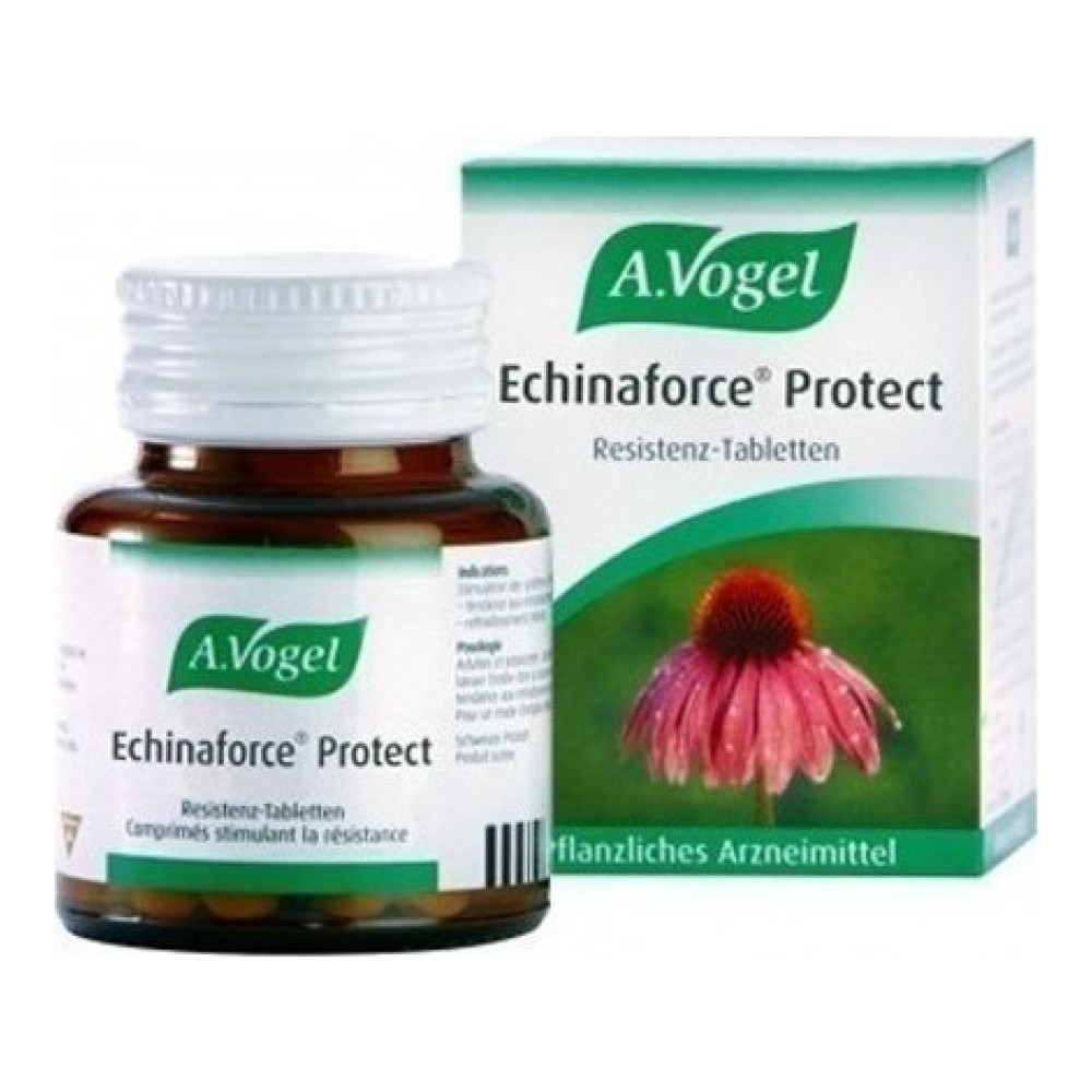 Φωτογραφία προϊόντος: A. Vogel A.Vogel Echinaforce Forte Protect Cold & Flu 40 Ταμπλέτες - Συμπλήρωμα Διατροφής Με Εχινάκια Για Την Ενίσχυση Του Ανοσοποιητικού
