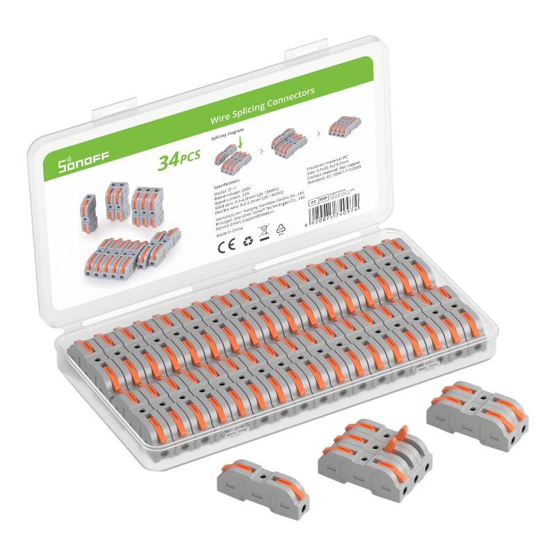 Φωτογραφία προϊόντος: Wire Splicing Connector pack Sonoff (34 pcs)