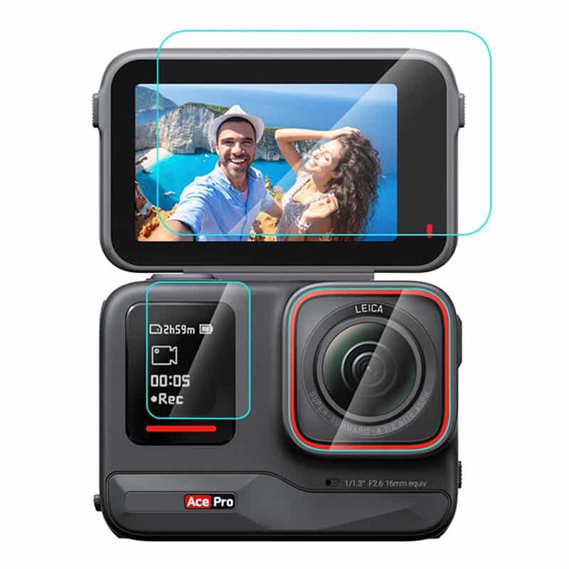 Φωτογραφία προϊόντος: 3 in 1 Tempered Glass Film PULUZ For Insta360 Ace Pro (PU951T)