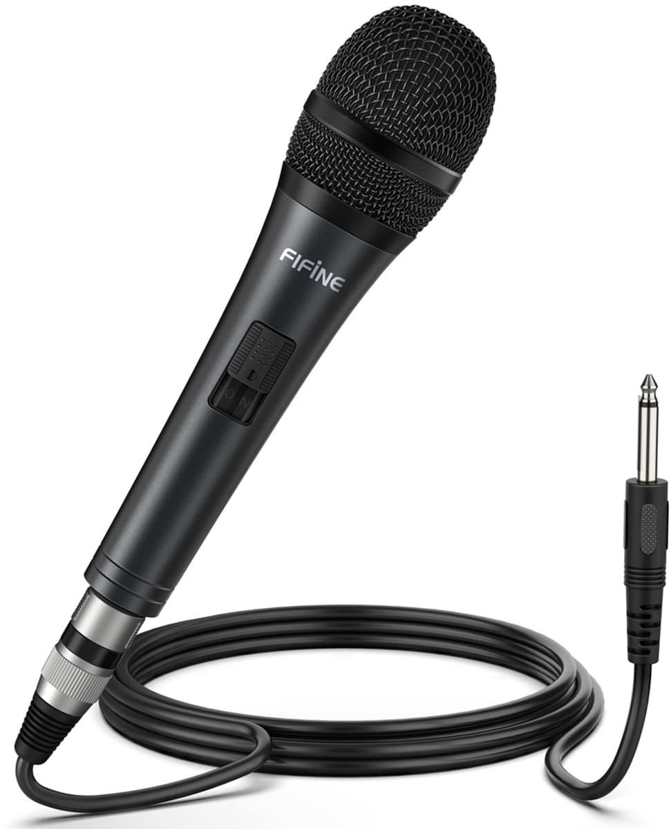 Φωτογραφία προϊόντος: Fifine Dynamic vocal microphone K6 (black)