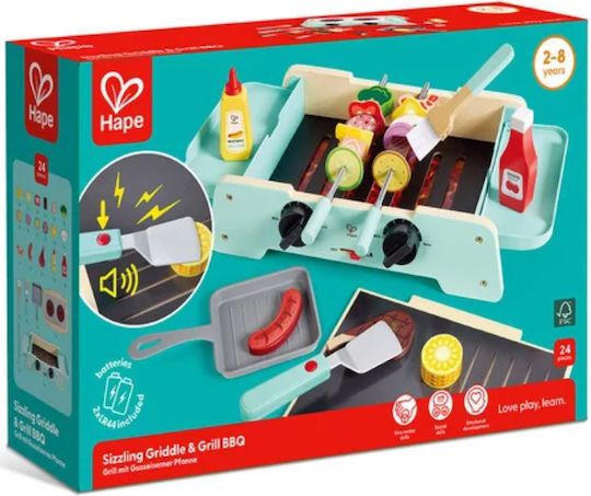 Φωτογραφία προϊόντος: Hape Playfully Delicious Ξύλινη Ψησταριά +Grill Bbq (E3214)