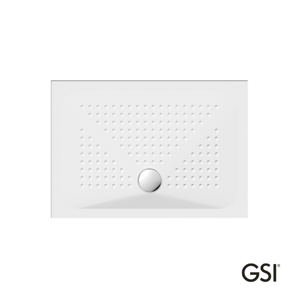 Φωτογραφία προϊόντος: GSI Ντουζιέρα Πορσελάνης 100X80X4.0 εκ. Με Αντιολισθητική Επιφάνεια Slim 471008-300