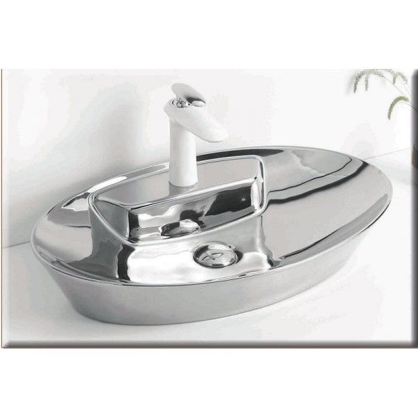 Φωτογραφία προϊόντος: GLORIA TAF-LARA SILVER 610X375X115 ΝΙΠΤΗΡΑΣ SILVER (83-8415)