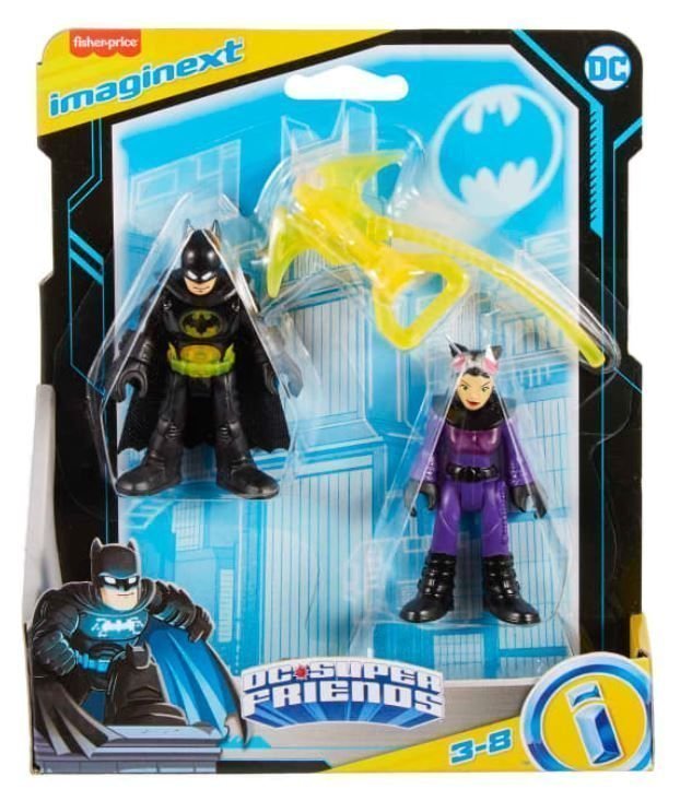 Φωτογραφία προϊόντος: Fisher Price Imaginext Batman Και Κακός Σετ Των 2 Catwoman And Batman (HGX82)