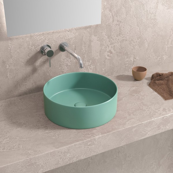 Φωτογραφία προϊόντος: KARAG LT 3134-MGN02 Νιπτήρας επικαθήμενος Turquoise Matt Ø35,5x12cm