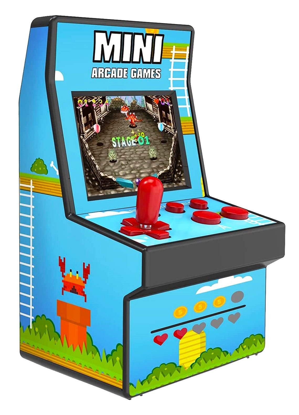 Φωτογραφία προϊόντος: MG toys Κονσόλα Χειρός MG Mini Arcade 16bit - 220 Games LCD 2.8'' (406043)