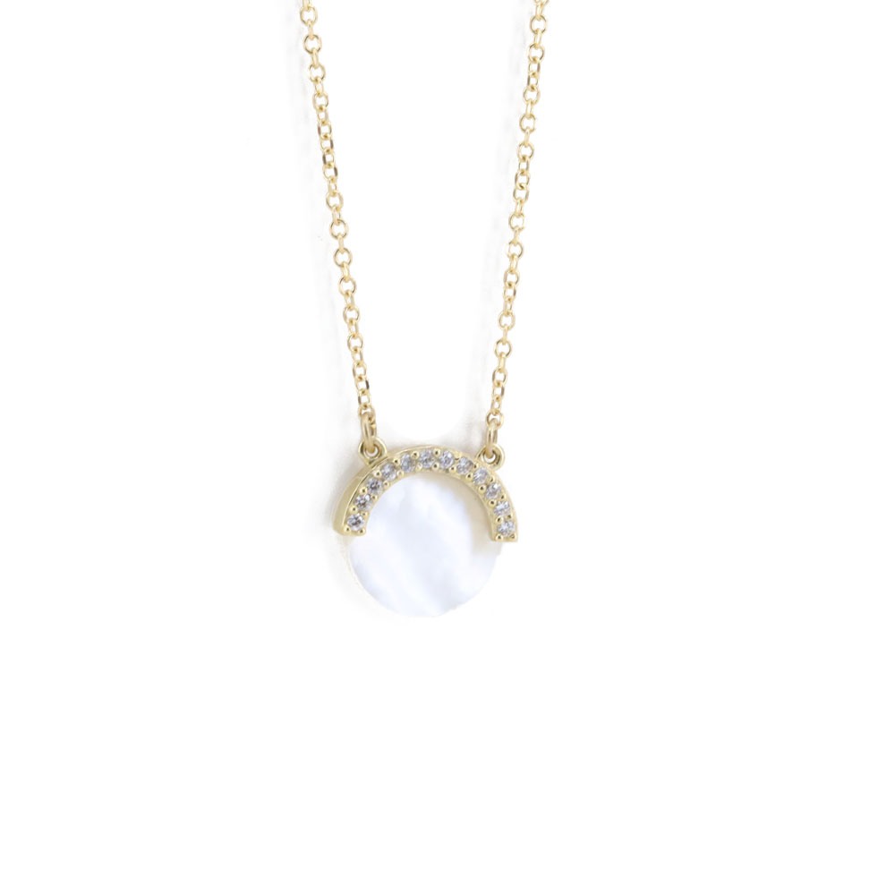Φωτογραφία προϊόντος: Κολιέ mother of pearl 14Κ