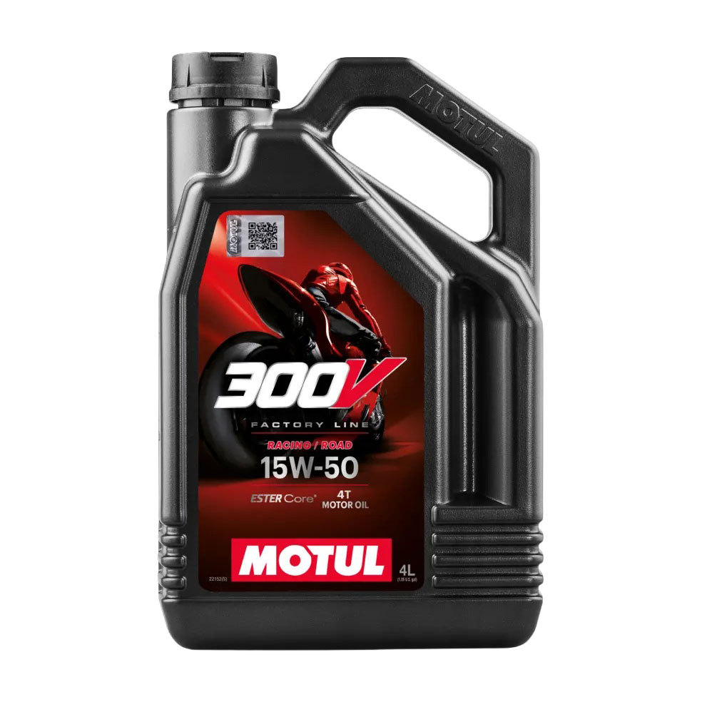 Φωτογραφία προϊόντος: Συνθετικό Λάδι Motul Factory Line Road Racing 300V 15W-50 4L MOTUL MOT300V5W404L