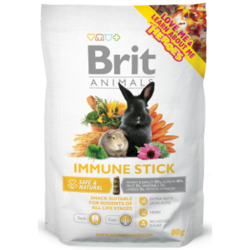 Φωτογραφία προϊόντος: Brit Anim. Immune Stick 80gr (MPN: 020-0368, GTIN: 8595602504947)