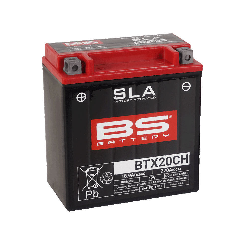 Φωτογραφία προϊόντος: Μπαταρία BS Battery BTX20CH SLA ( YTX20A-BS YTX20CH-BS ) 18.9Ah BSBATTERY BS-BTX20CHSLA