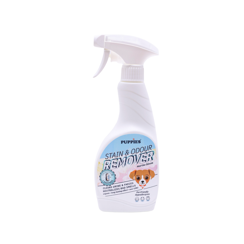 Φωτογραφία προϊόντος: Puppies Spray Αφαίρεσης Οσμών & Λεκέδων - Marine Bloom 500 ml