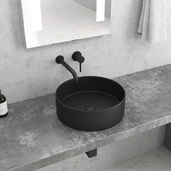 Φωτογραφία προϊόντος: Karag LT 3134-MMB Black Mat Επιτραπέζιος Νιπτήρας Ø35.5cm