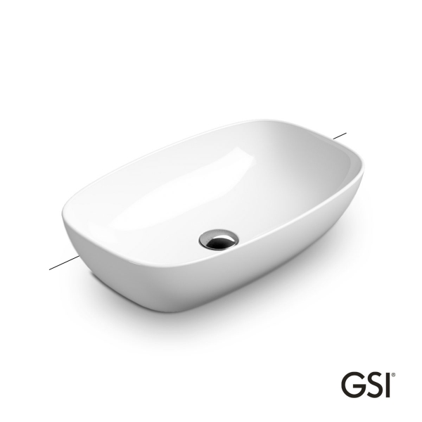 Φωτογραφία προϊόντος: GSI ΝΙΠΤΗΡΑΣ NUBES 60x38 WHITE 9783-300