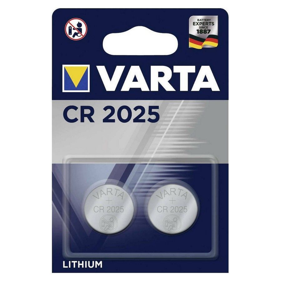 Φωτογραφία προϊόντος: Lithium Button Cells Varta CR2025 (2 τεμ)