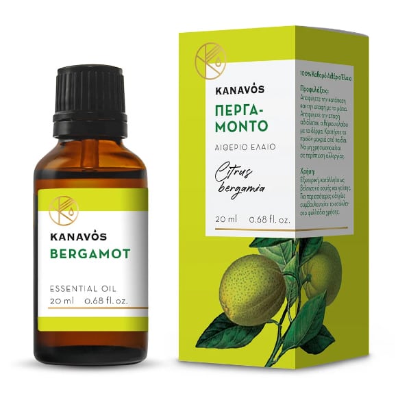 Φωτογραφία προϊόντος: KANAVOS Essential Oil Bergamot Αιθέριο Έλαιο Περγαμόντο, 20ml