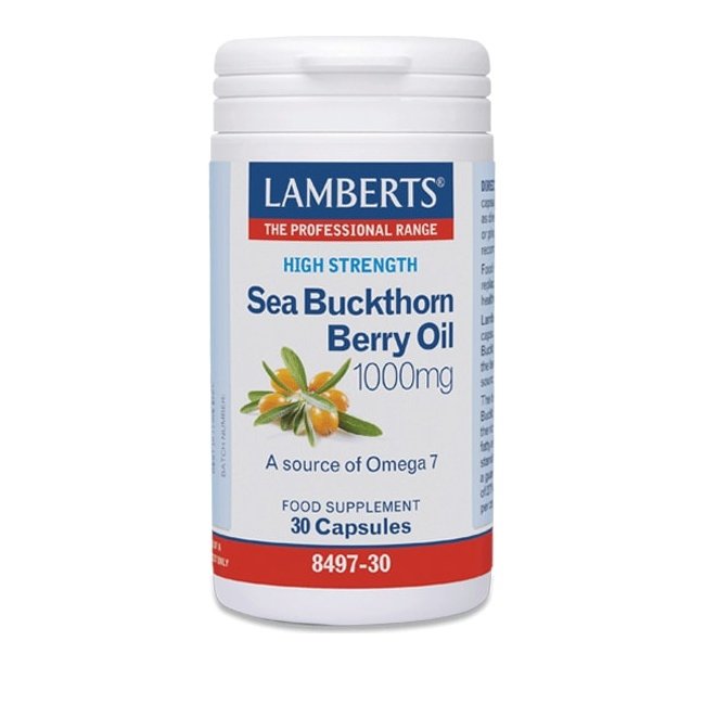 Φωτογραφία προϊόντος: LAMBERTS Sea Buckthorn Berry Oil 1000mg Συμπλήρωμα από Ιπποφαές, 30caps