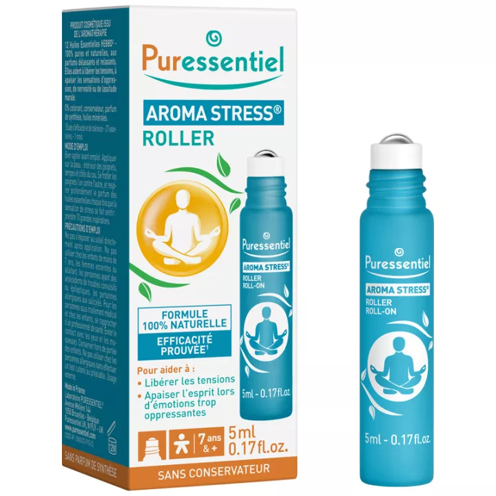 Φωτογραφία προϊόντος: PURESSENTIEL PURESSENTEIL Stress Roller- Ρόλερ Κατά του Στρές με Αιθέρια Έλαια 5ml