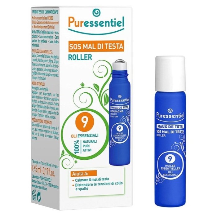 Φωτογραφία προϊόντος: PURESSENTIEL Headache Roller-Λάδι Κατά του Πονοκεφάλου με Αιθέρια Έλαια 5ml