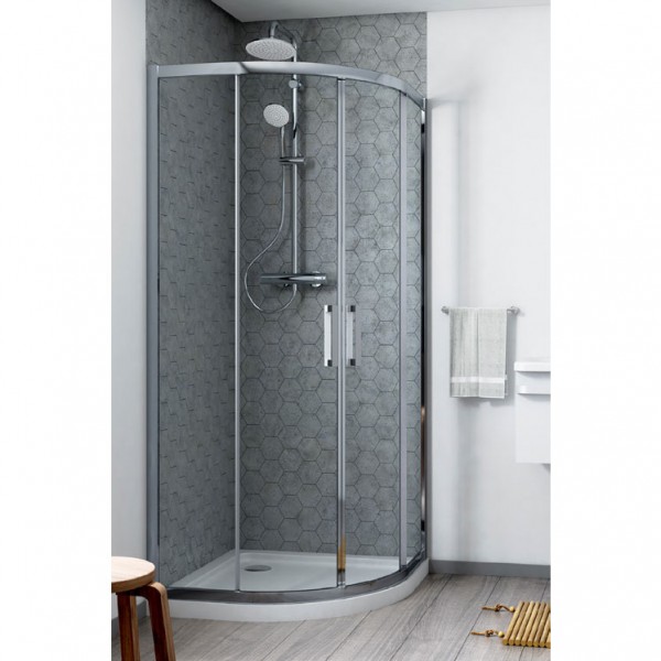 Φωτογραφία προϊόντος: Ideal Standard Connect 2 - Γωνιακή καμπίνα πλήρης 100x100 K9252EO CHROME