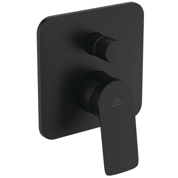 Φωτογραφία προϊόντος: Ideal Standard Ceralife C - Εντοιχιζόμενη μπαταρία λουτρού 2 παροχών BE061XG Silk Black