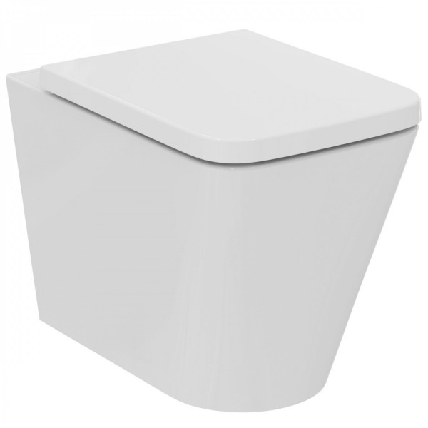 Φωτογραφία προϊόντος: IDEAL STANDARD BLEND CUBE BTW AQUABLADE Λεκάνη ΥΠ/OΑ 56,5εκ. Λευκό T368801 & καθίσμα Wrapover soft close,