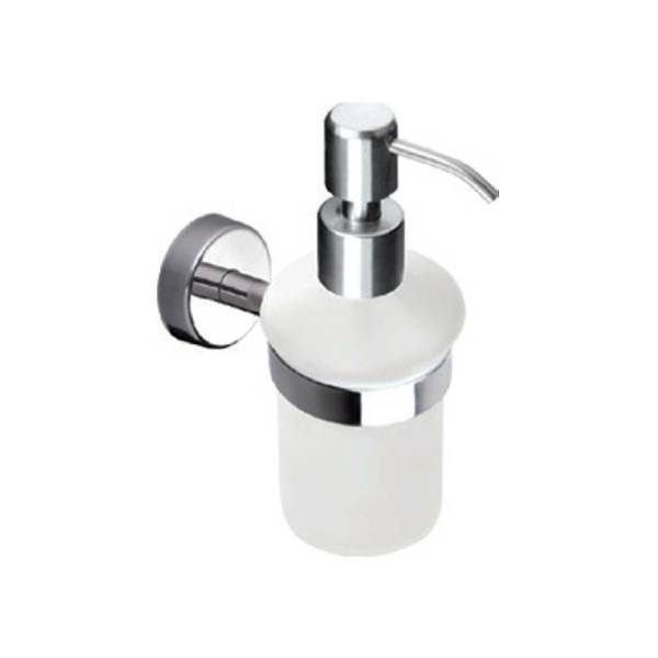 Φωτογραφία προϊόντος: Karag Moderno chrome Επιτοίχιο Dispenser Γυάλινο Ασημί 2801