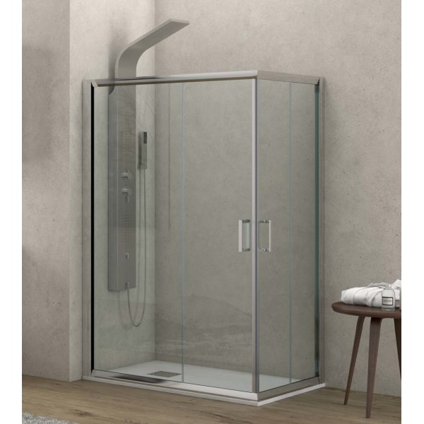 Φωτογραφία προϊόντος: Karag New Flora 100 70x80x180cm Ασύμμετρη Καμπίνα Ντουσιέρας Γωνιακής Εισόδου Με Διάφανο Κρύσταλλο (Clear)