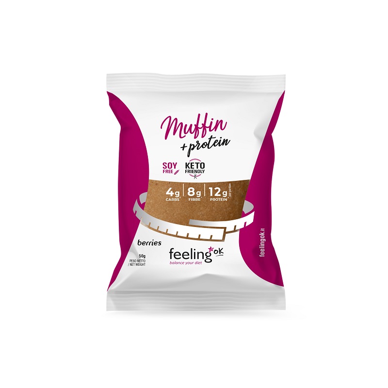 Φωτογραφία προϊόντος: Muffin με μούρα Low Carb FeelingOk 50g