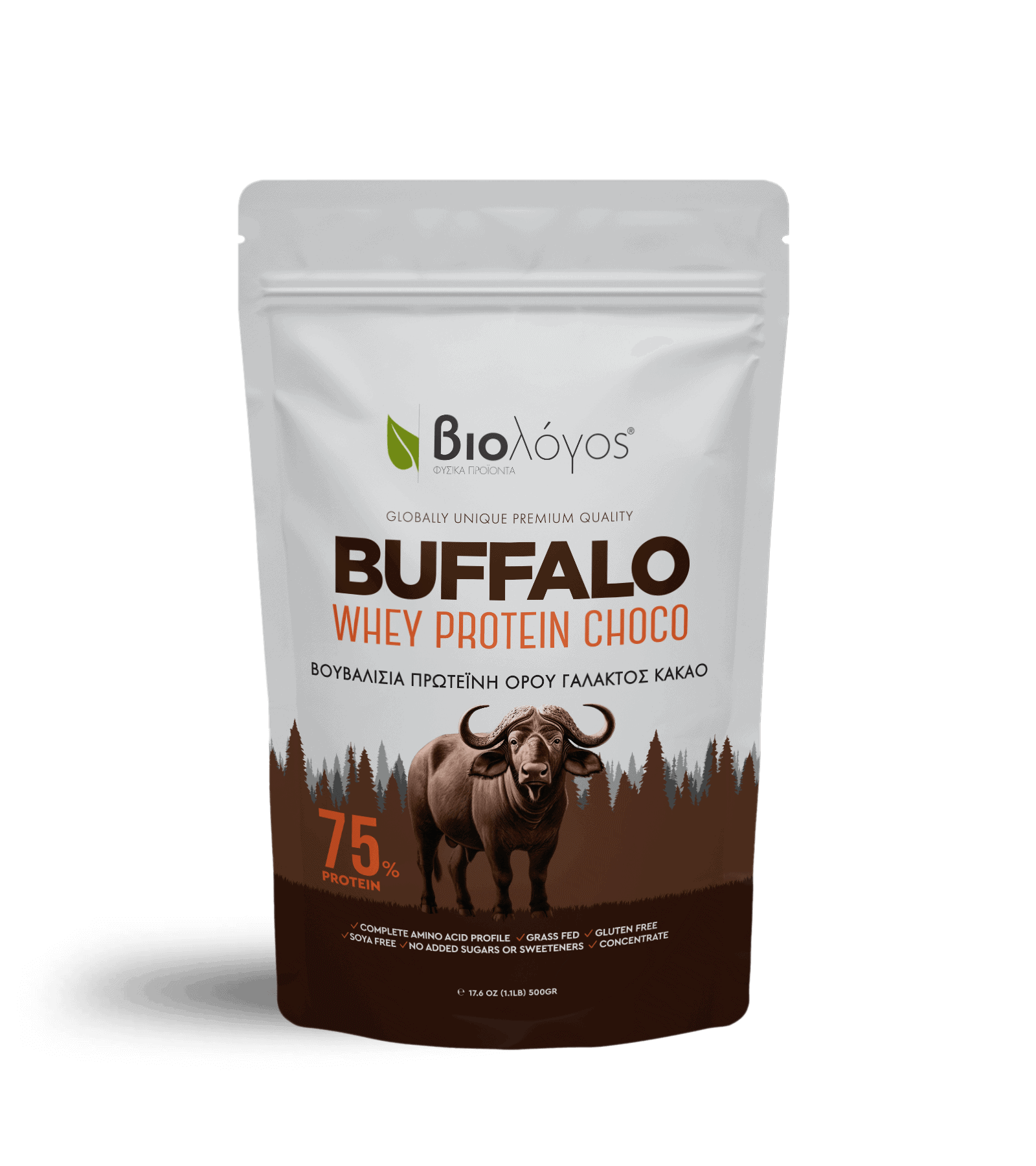 Φωτογραφία προϊόντος: Πρωτεΐνη Buffalo Whey Choco 500g
