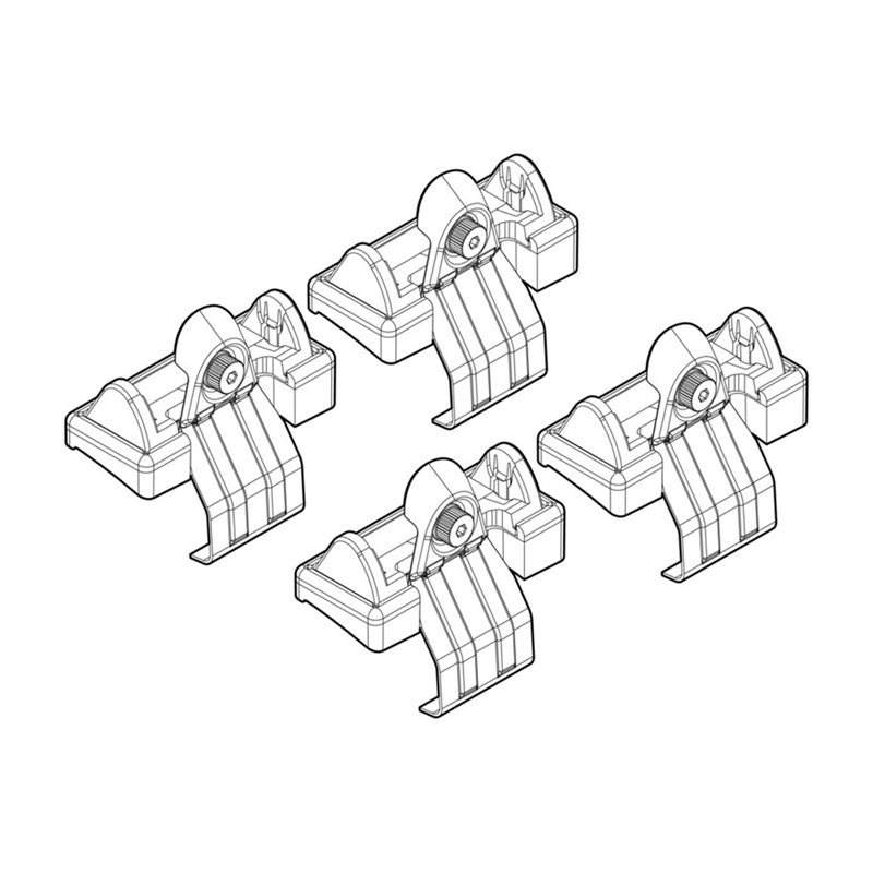 Φωτογραφία προϊόντος: FORD FUSION 10/02-11/12 Kit Άκρα (Ποδιά) για Μπάρες Nordrive (MPN N21003)