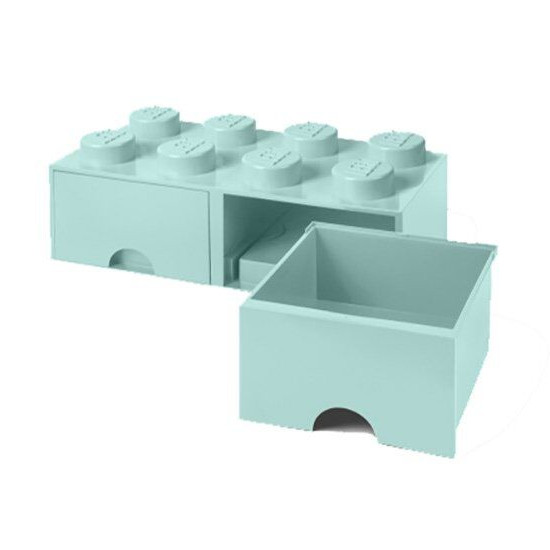 Φωτογραφία προϊόντος: LEGO® ΚΟΥΤΙ ΑΠΟΘΗΚΕΥΣΗΣ ΟΡΘΟΓΩΝΙΟ ΓΑΛΑΖΙΟ (AQUA) ΣΥΡΤΑΡΩΤΟ - 40061742 2181614 5711938029906 Σπίτι & Κήπος LEGO