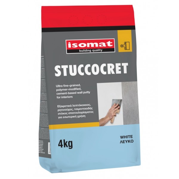 Φωτογραφία προϊόντος: Isomat Stuccocret Στόκος σπατουλαρίσματος 4 KGR