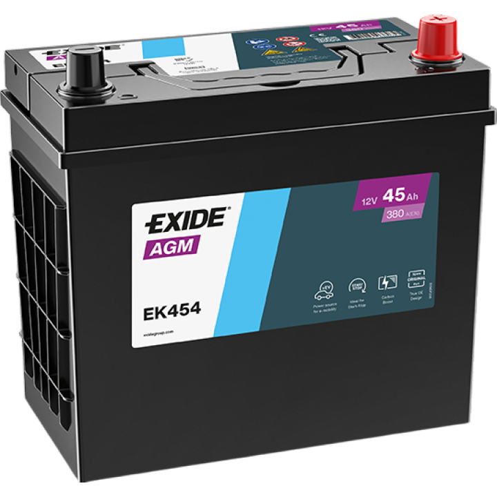 Φωτογραφία προϊόντος: EXIDE EUROPE Exide EK454 12V 45Ah