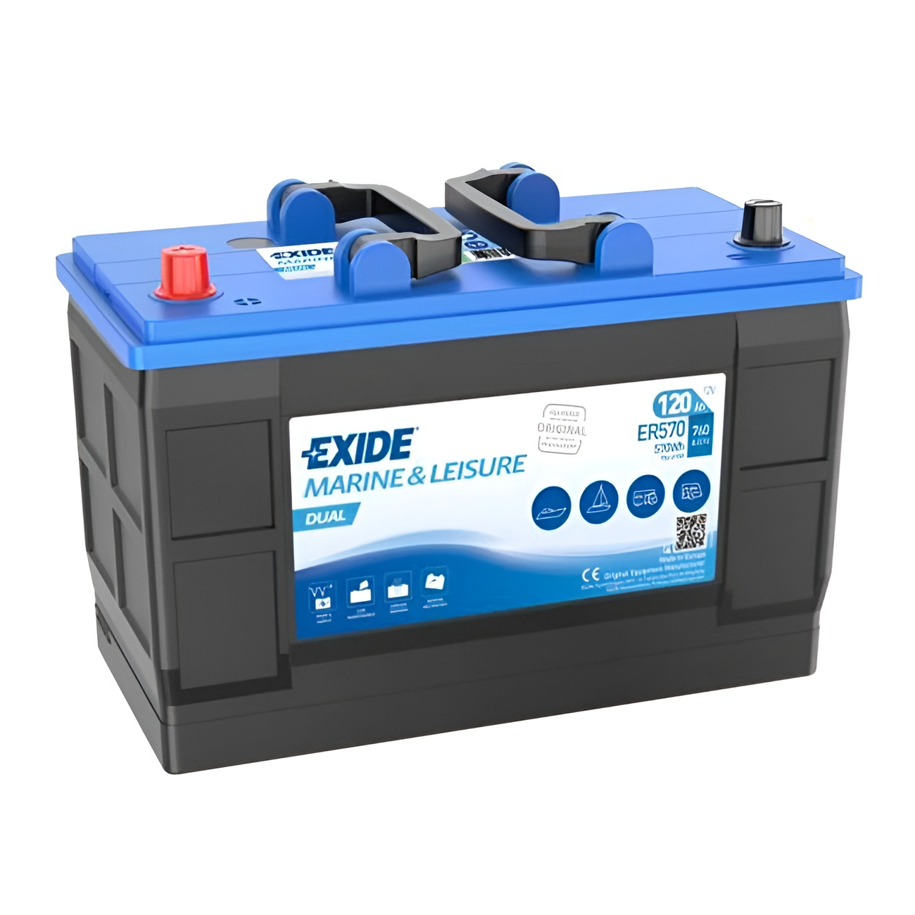 Φωτογραφία προϊόντος: Μπαταρία EXIDE Dual ER570 12V 120Ah 760 A(CCA)