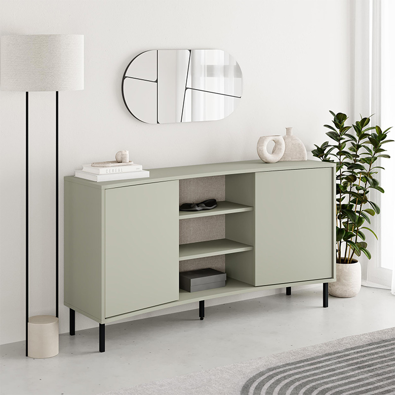 Φωτογραφία προϊόντος: Μπουφές Frem Megapap χρώμα ash green 150x40x81εκ.