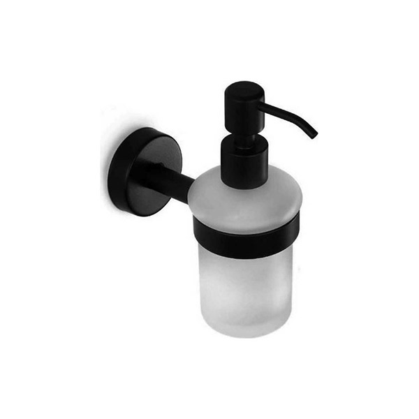 Φωτογραφία προϊόντος: Karag Uno black Επιτοίχιο Dispenser Γυάλινο Ματ 180155