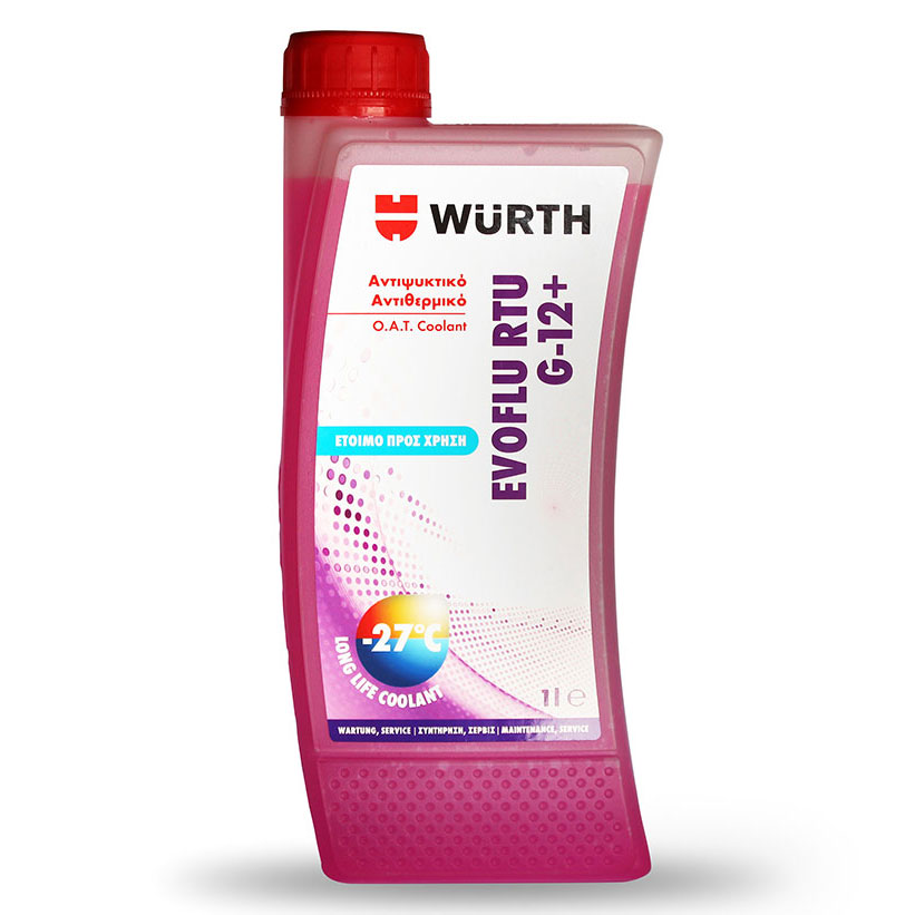 Φωτογραφία προϊόντος: Αντιψυκτικό Wurth Evolfu Rtu G12 -27°C 1lt WURTH 5861027001