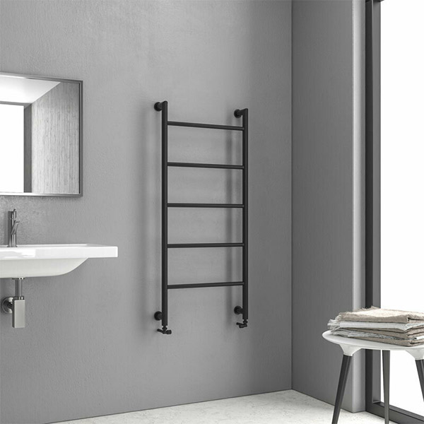 Φωτογραφία προϊόντος: Karag Design 6 Πετσετοκρεμάστρα Μπάνιου 1200x560 194kcal/h Μαύρη