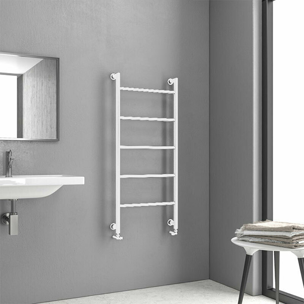 Φωτογραφία προϊόντος: Karag Design 6 Πετσετοκρεμάστρα Μπάνιου 1200x560 194kcal/h Λευκή