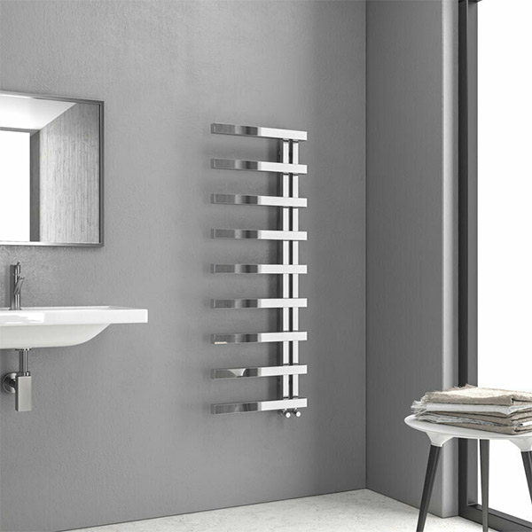 Φωτογραφία προϊόντος: Karag Design 2 Πετσετοκρεμάστρα Μπάνιου 795x500 431kcal/h Ασημί