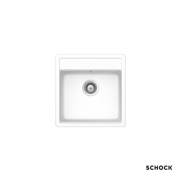 Φωτογραφία προϊόντος: Schock Νεροχύτης Κουζίνας Γρανίτη Manhattan 49x51 Cristalite Super White Granite 110-30050-1301