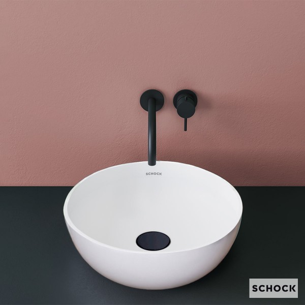 Φωτογραφία προϊόντος: Schock Νιπτήρας BASIC Φ40 Marmorin Mineralicast White Matt 60301-301