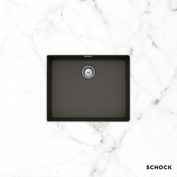 Φωτογραφία προϊόντος: Schock Νεροχύτης Κουζίνας Γρανίτη Υποκαθήμενος 55,6x45,6 Manhattan Cristalite Asphalt Granite 110-30060U-1421
