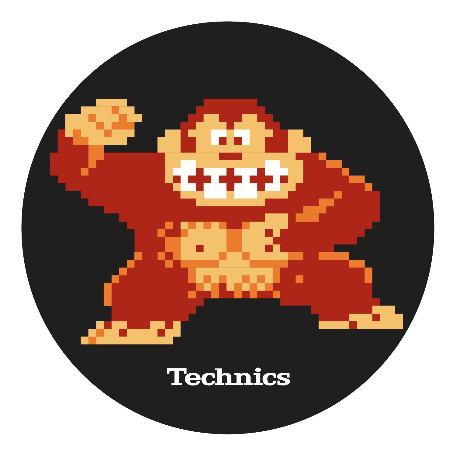 Φωτογραφία προϊόντος: Magma Slipmat Technics Donkey Kong - Επαγγελματικής ποιότητας τσόχα (Ζεύγος)