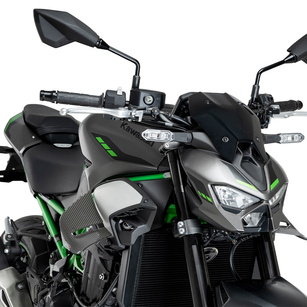 Φωτογραφία προϊόντος: ΠΛΑΪΝΑ SPOILERS MATT BLACK DOWNFORCE NAKED SIDE SPOILERS ΓΙΑ KAWASAKI Z900 / Z900SE '25 22445J | PUIG